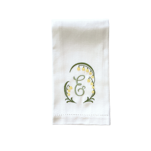 Personalized hotsell Guest Towels - Budding Wreath Monogram - Hand Towel, Dinner Napkin, Custom Napkin, Hostess gift, Bridal Shower