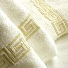 Voli Embroidered Bath Towel Sets - Bella Lino Linens